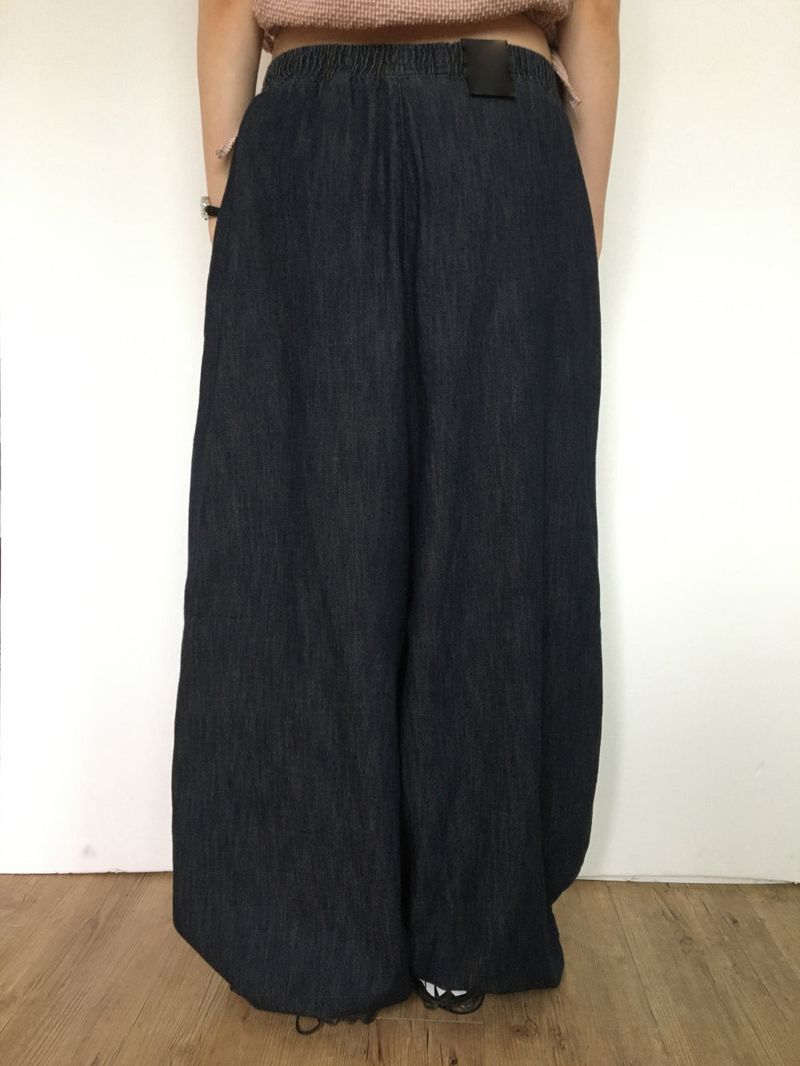 Hooded Balloon Denim Pants (2color)