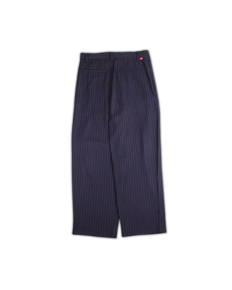 (UNISEX) Pin stripe formal wide slacks