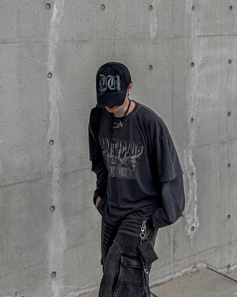County Layered Long Sleeve T-shirt