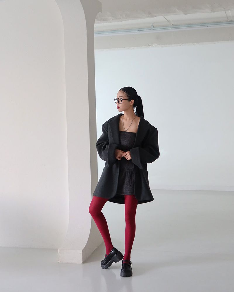 Norma Oversized-Fit Wool Half Coat