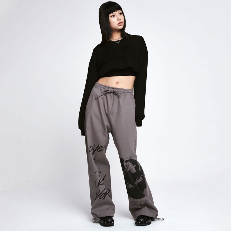 KISS-mono Jogger pants [2 Color]