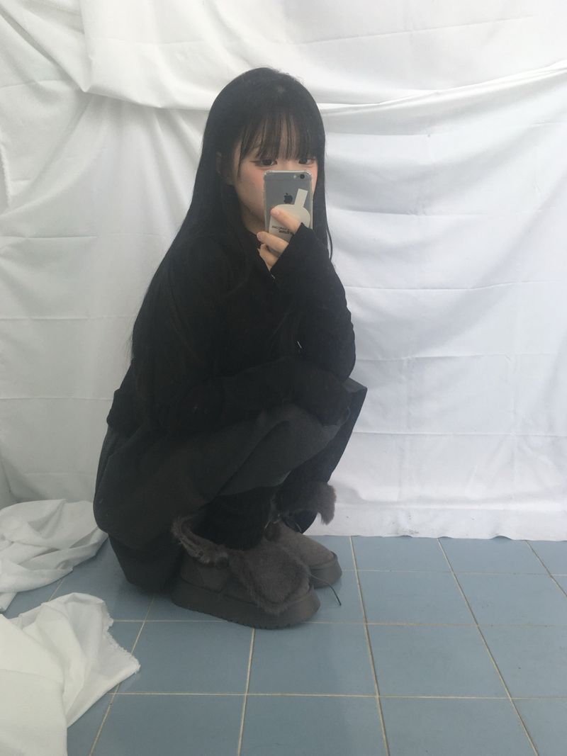 Suede Rabbit Fur Boots