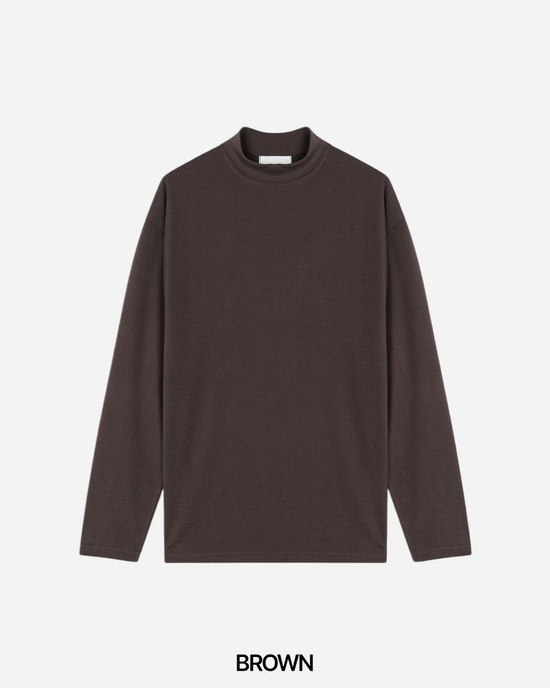 Winter mockneck knit