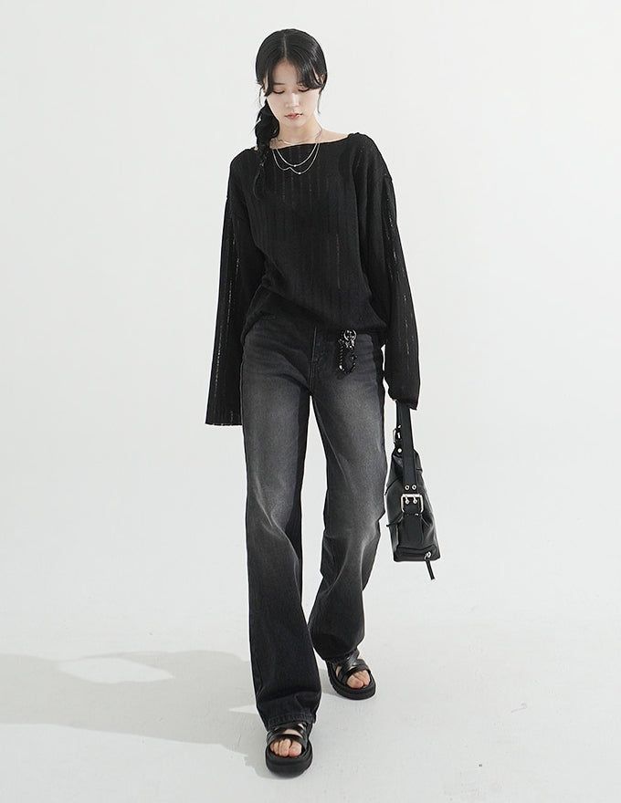 See-through Scotch Knit