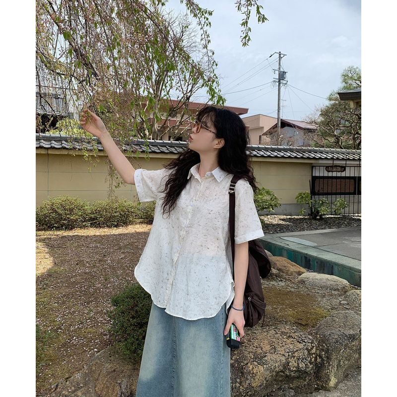 (MADE) TV vintage blouse