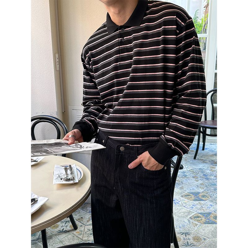[F/W] Wit stripe kara t-shirts (2color)
