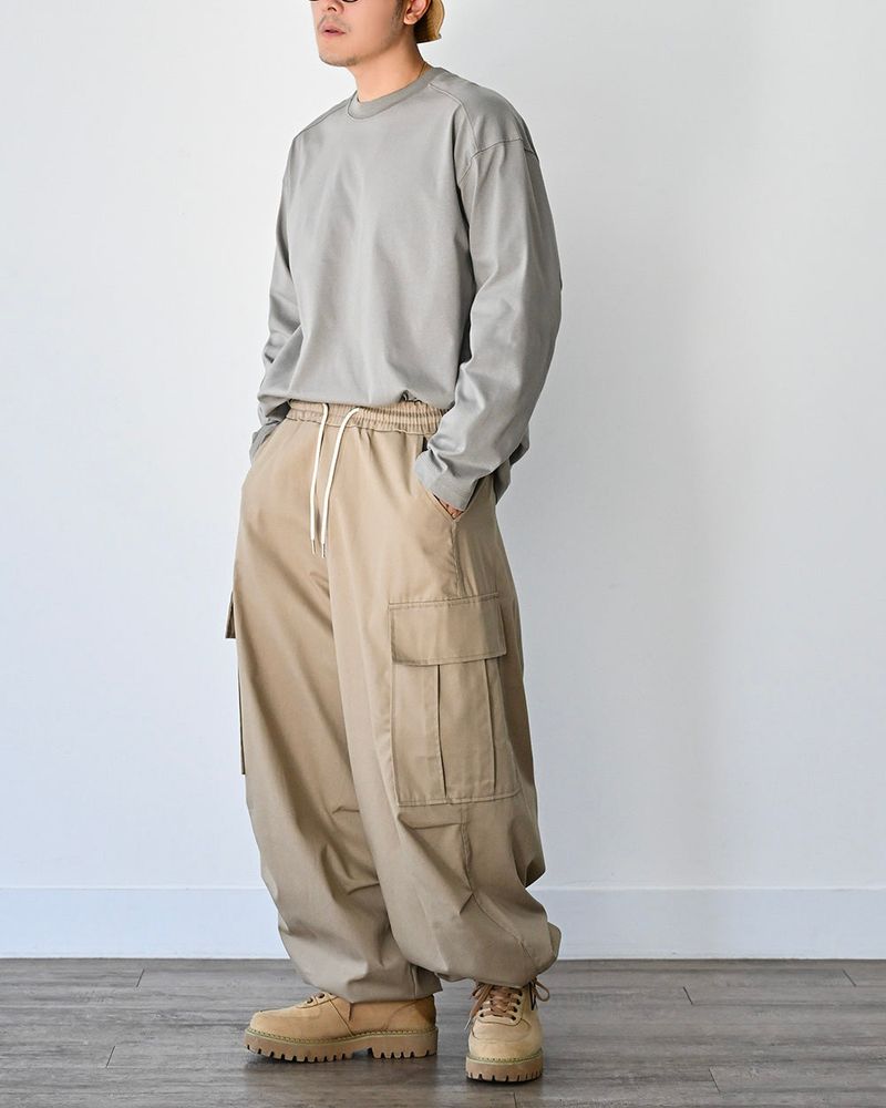 SIO WIDE CARGO PANTS BG