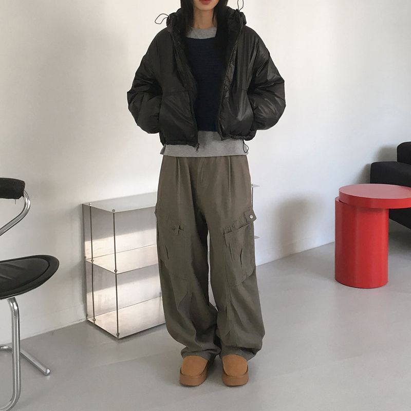 Pekham Vintage Pocket Wide Cargo Pants