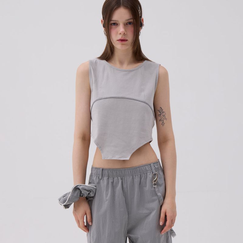 AACA（アカ）の「デューントップ Gray（トップス）」