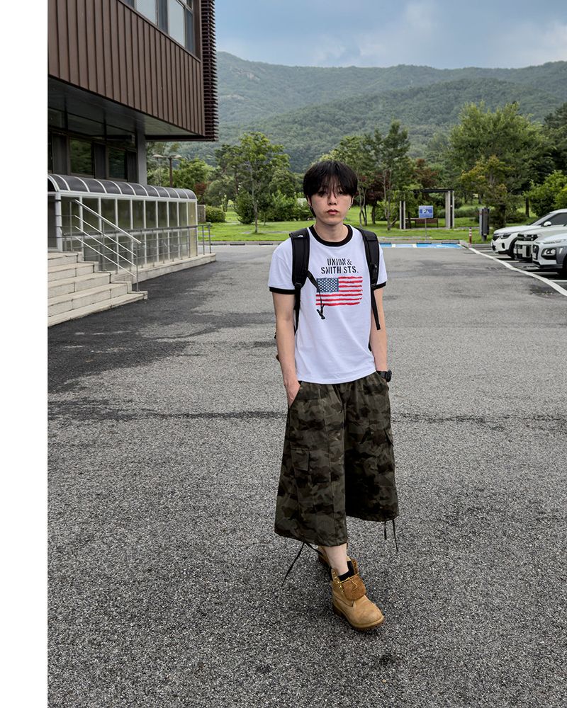 Jeb Military Camo Bermuda Pants