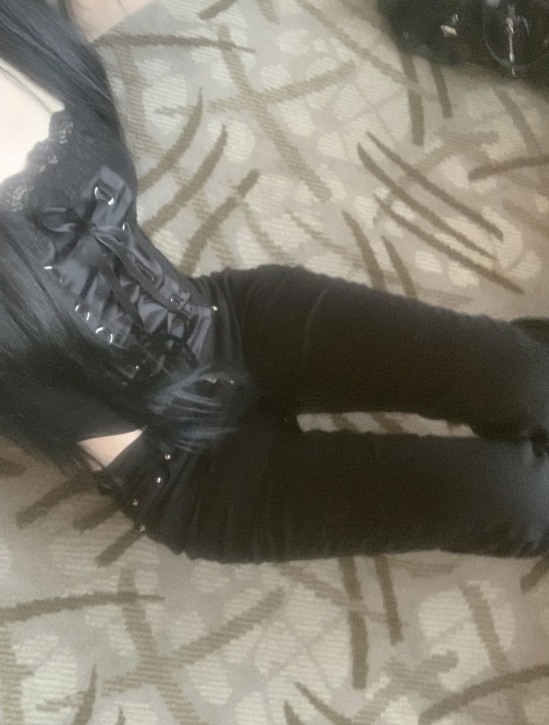 suzen（スゼン）の「パニローライズブラックブーツカットパンツ（パンツ）」