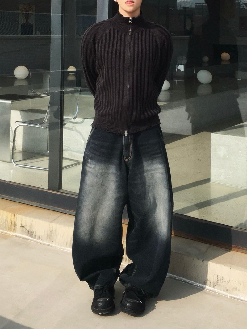 More Cat Balloon Denim Pants 2C