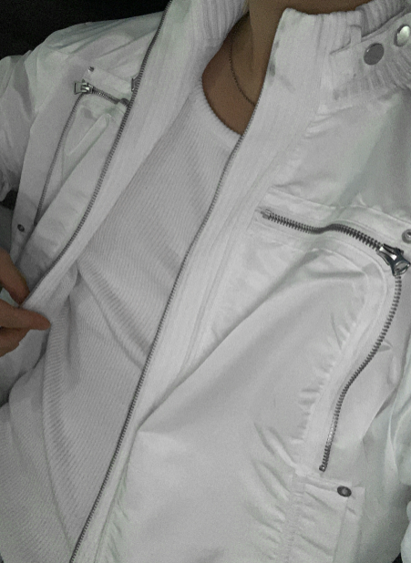 Locus Heathrow Bandad Cropped Windbreaker Jacket