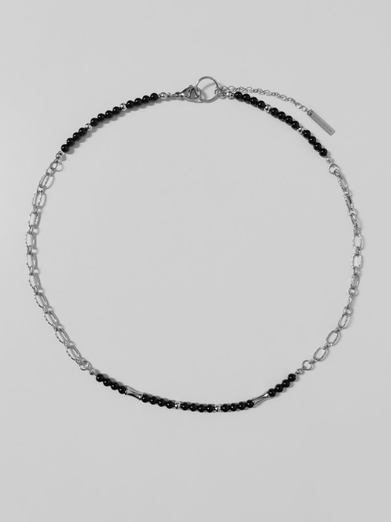Mono Onyx Stone Necklace