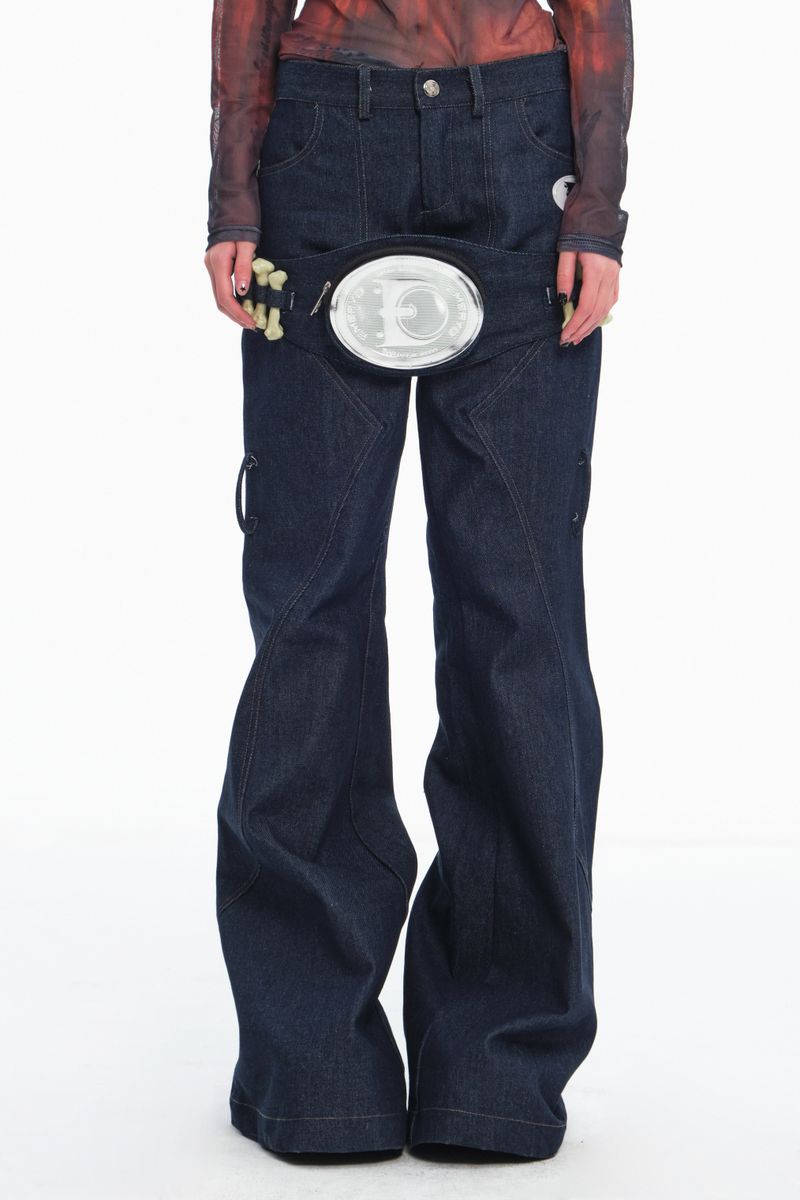 Embryo（エンブリオ）の「Embryo denim low-rise bell bottoms（Pants）」