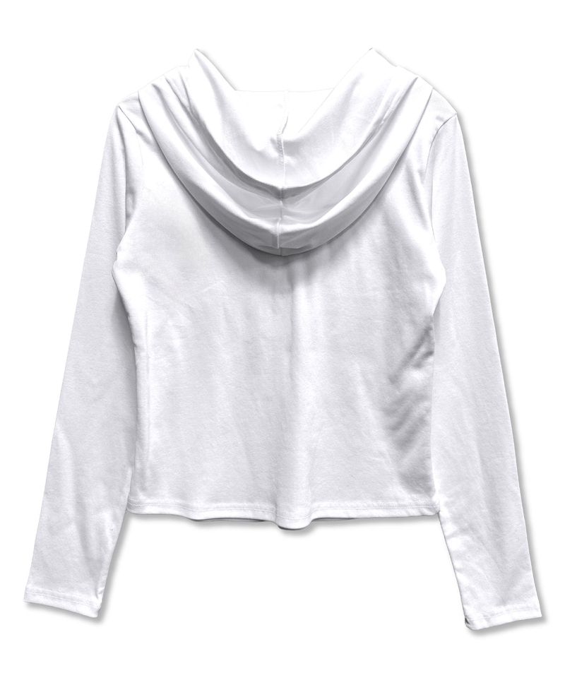 We love It Hoodie Long Sleeve_White