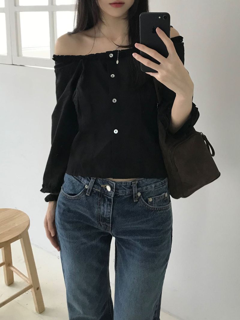 Miel frill blouse (3 colors)