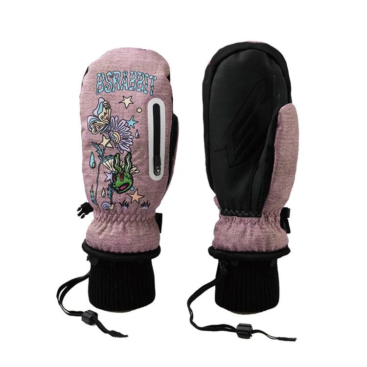 BSRABBIT(ビエスラビット)の「TRIPPY RB WORLD ZIPPER POCKET GLOVE PINK(Fashion Accessories)」