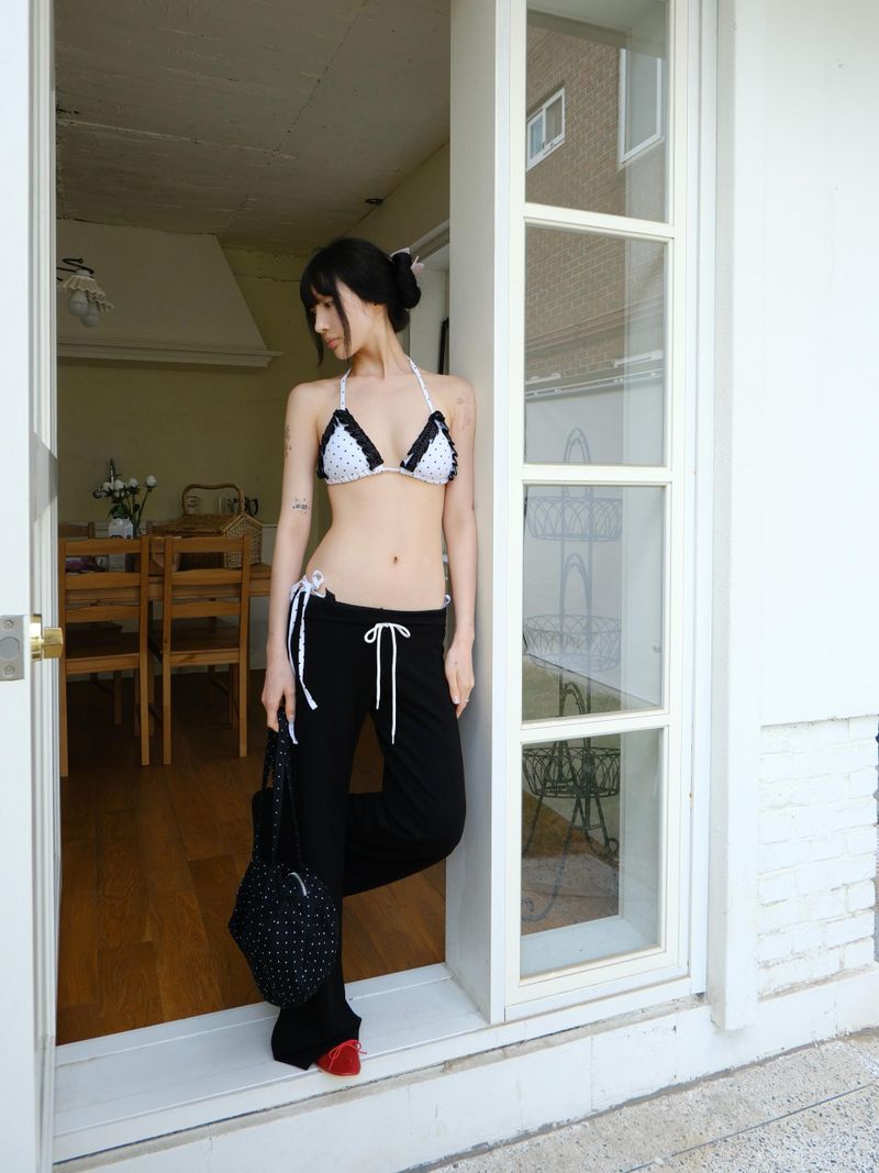 frill dot bikini