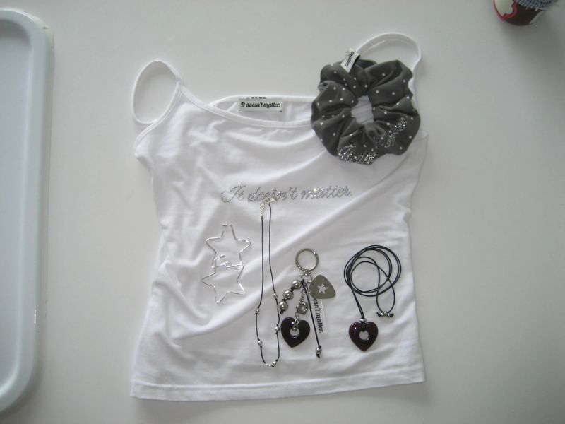  [HEART] Rock star bagcharm (Red Brown) 