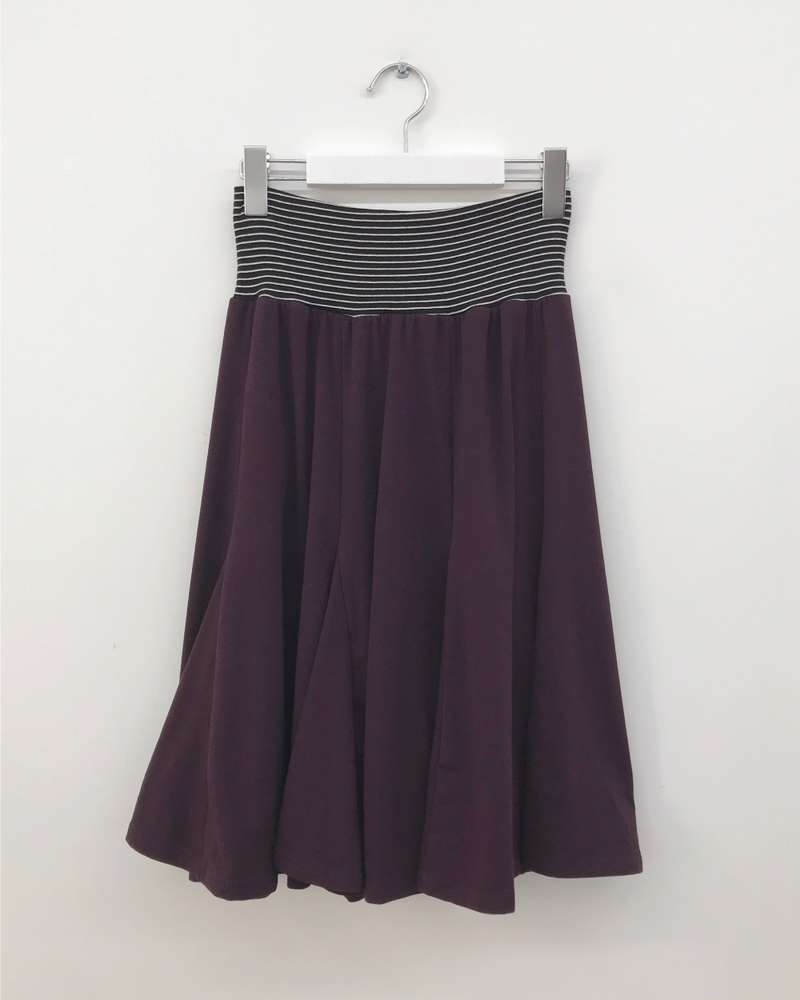 Rosé banding cutout skirt (3color)