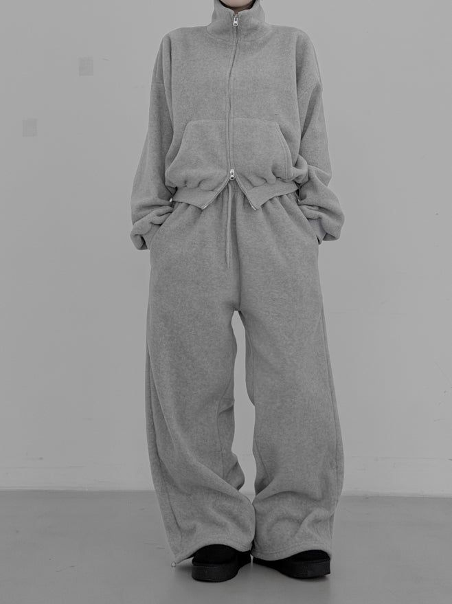 Much Basic Fleece Zip-Up