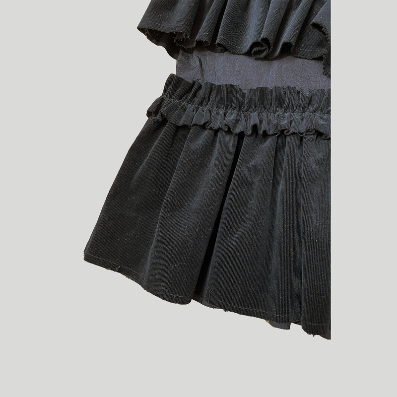FRILL MIDI SKIRT