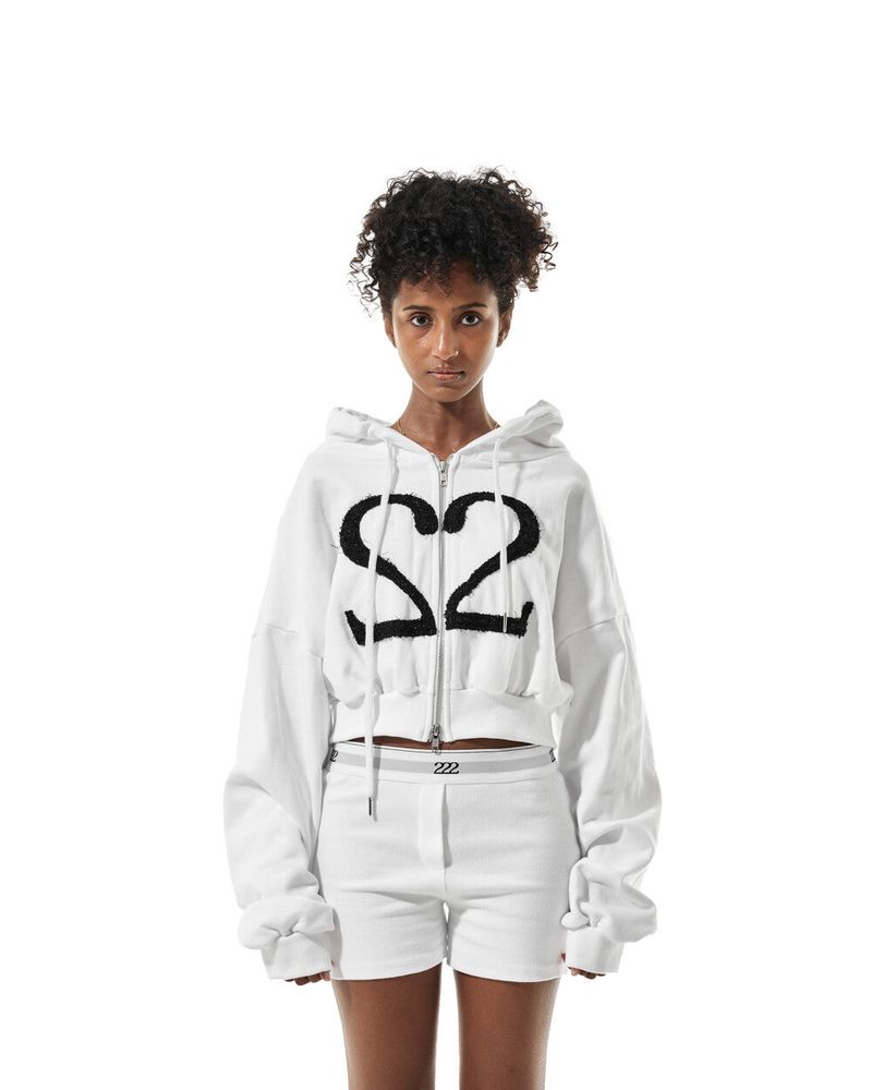 2TWODUL（イトゥードゥル）の「HOODIE 002 (WHITE)（Tops）」