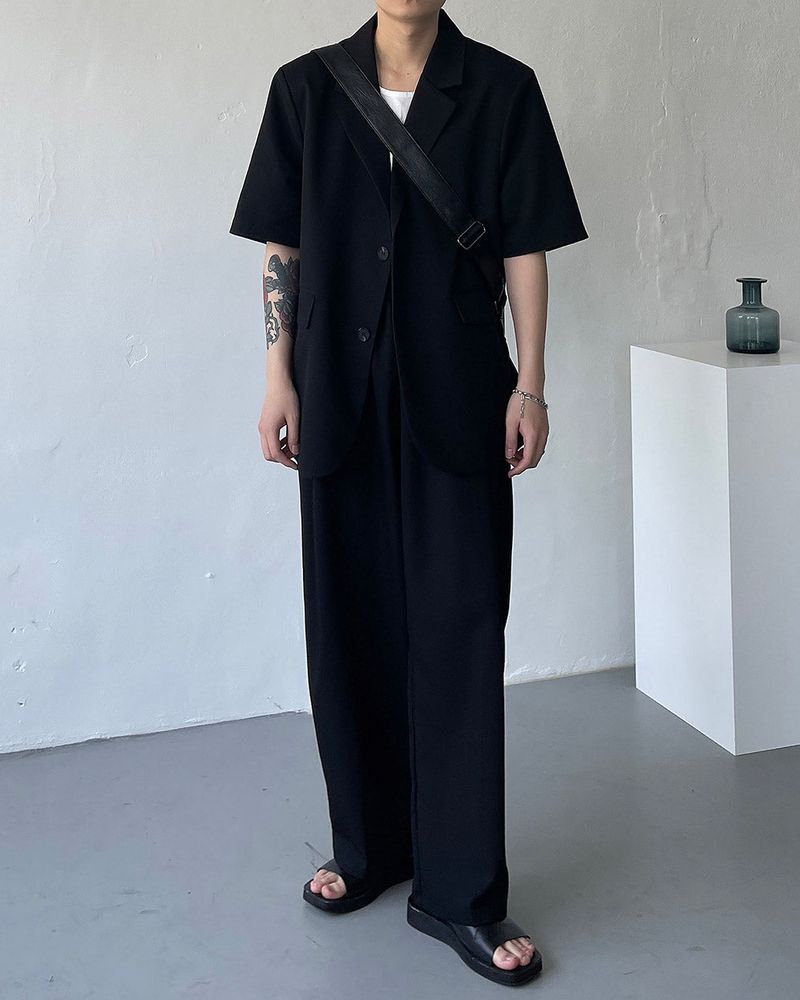 OW Two Button Short-Sleeved Jacket (Set - Up