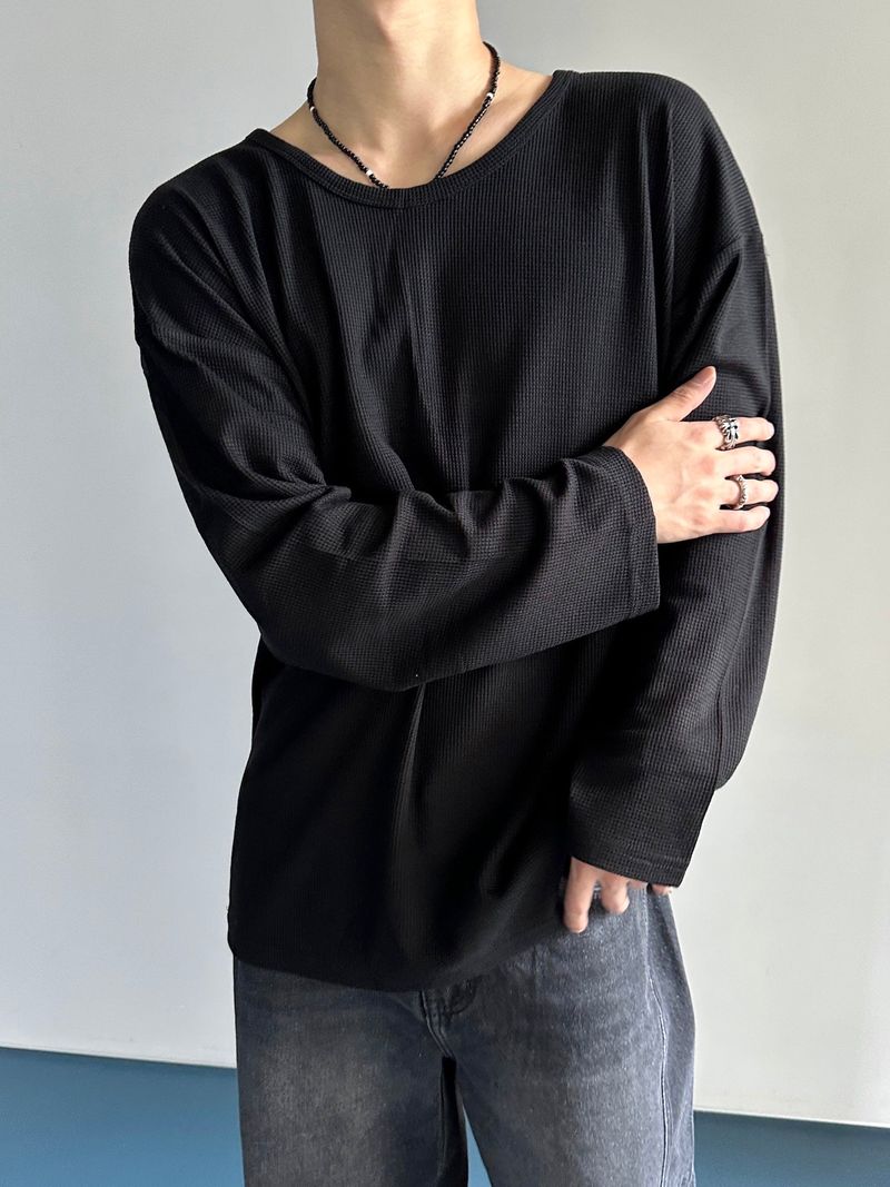 Module Basic Waffle Uniqlo Long Sleeve 4C