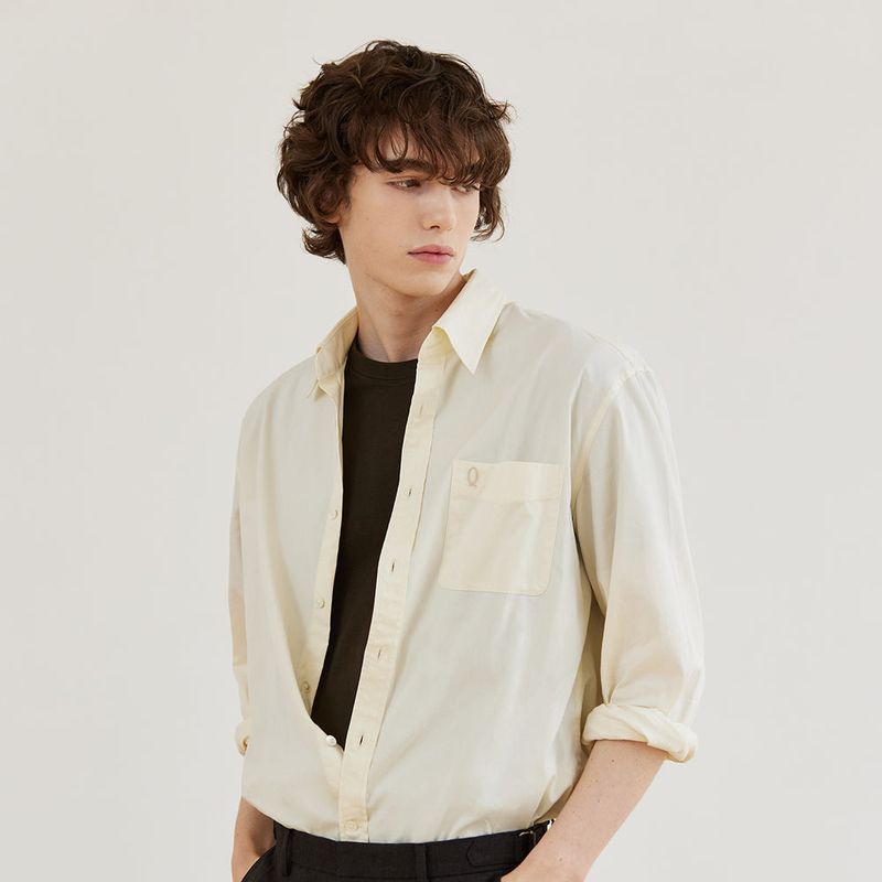 Q's(キューズ)の「Pox Oxford Shirt (Light Yellow)(Tops)」