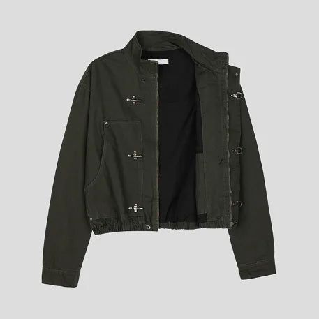 Garron Stand Collar Cotton Field Jacket