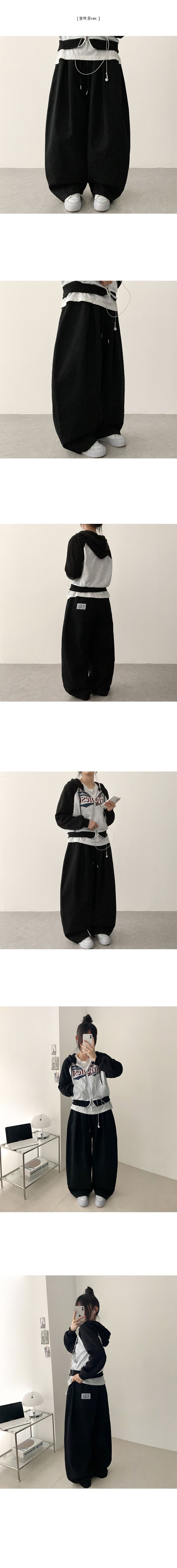 Millet Tantan Back Pocket Patch Pintuck Wide Pants[Long & Short]