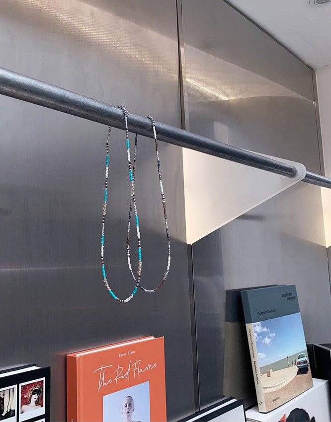 No.0774 color beads necklace