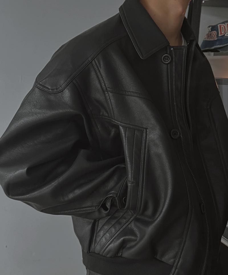 ASCLO Superior Leather Jacket (3color)