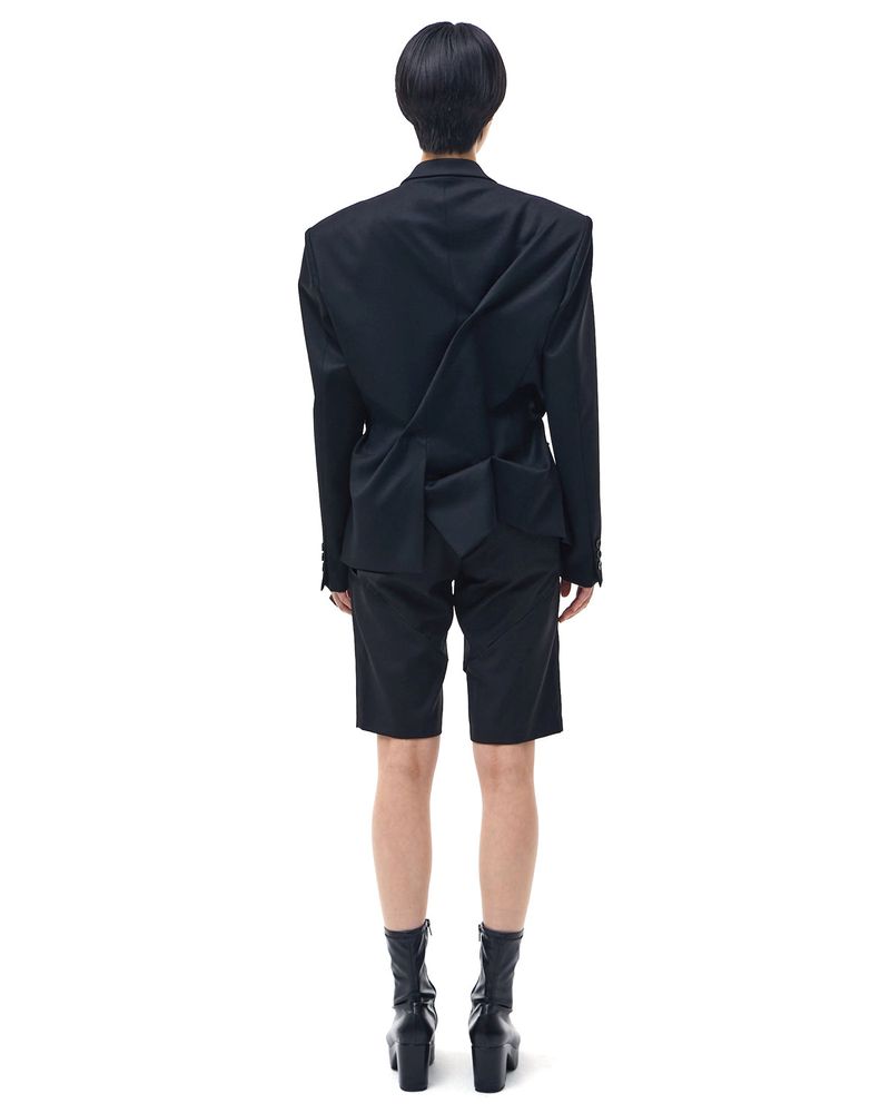 DOZI - Pinched Oversize Tailored Jacket _ BLACK