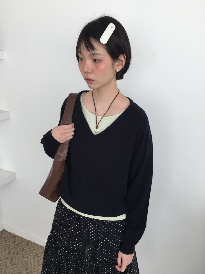 ロウキーバックルショルダーバッグ (3color)