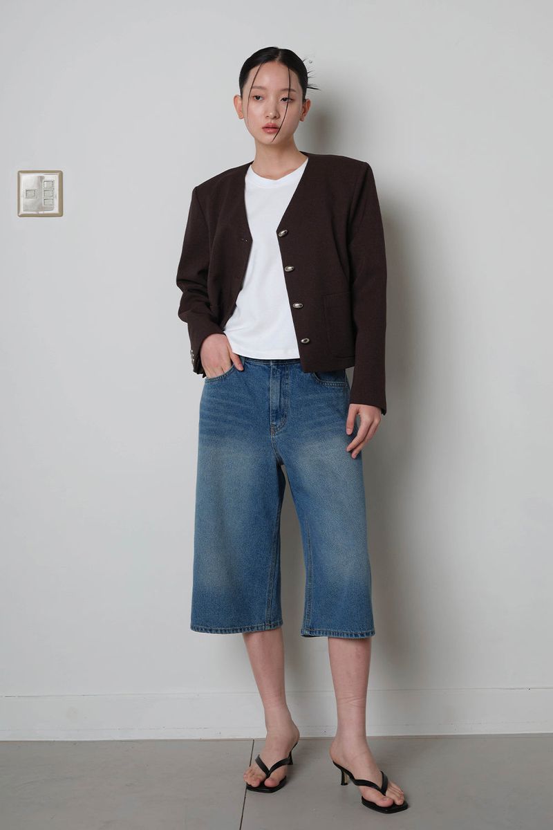 Bermuda Denim Shorts_Blue