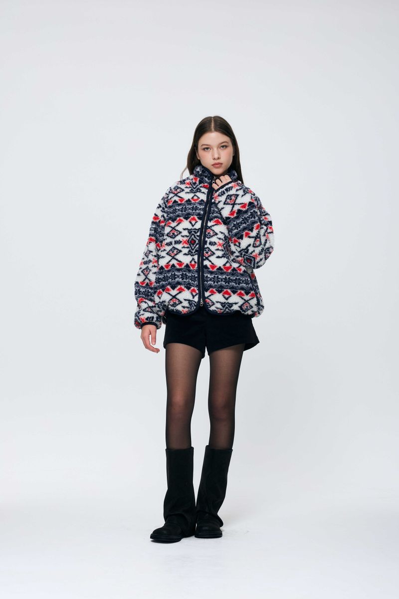 NORDEN FLEECE JACKET / NAVY