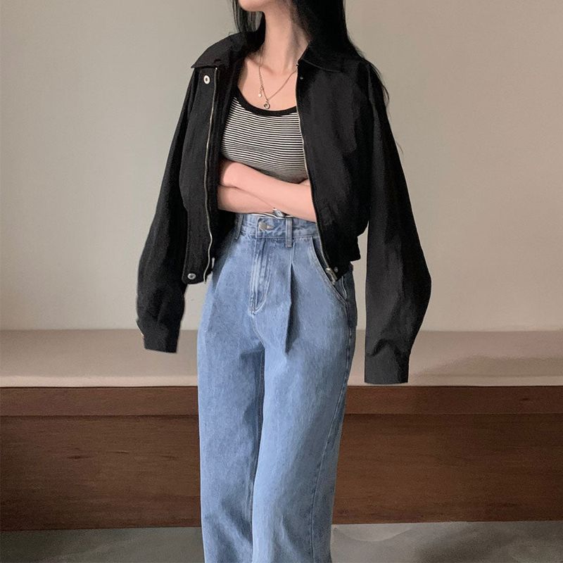 [Bellide made] Bubble Hidden Cropped Field Jacket