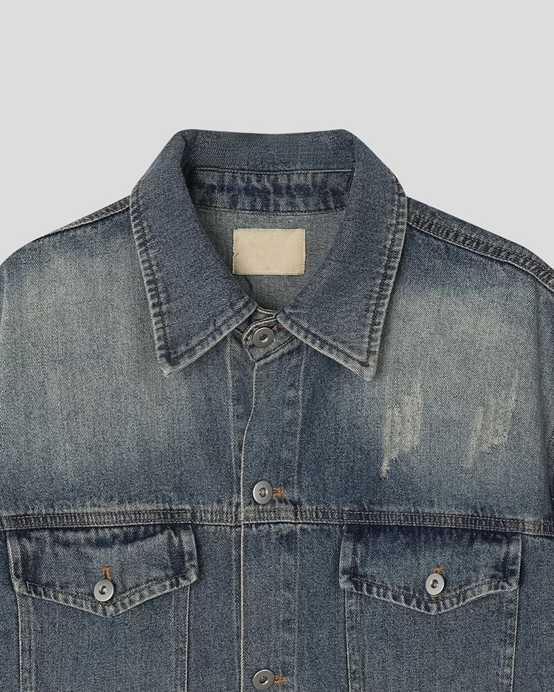 Weather Half Denim Jacket