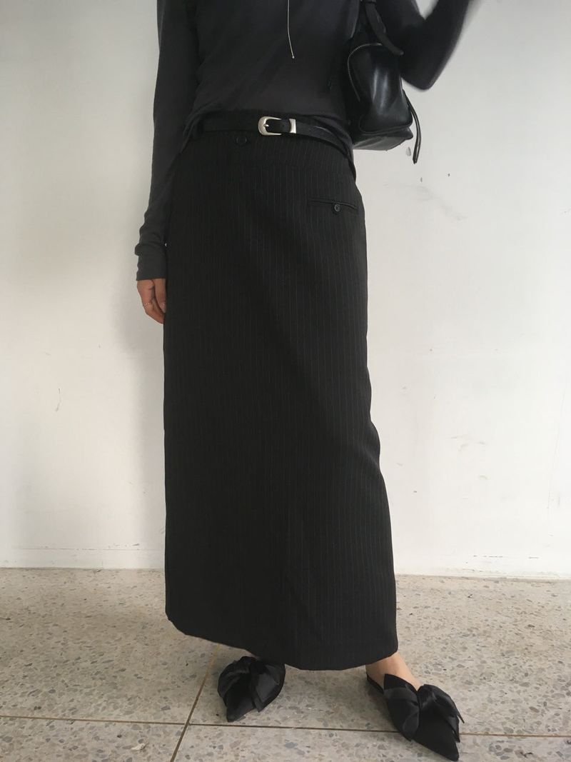 Dual Maxi Skirt