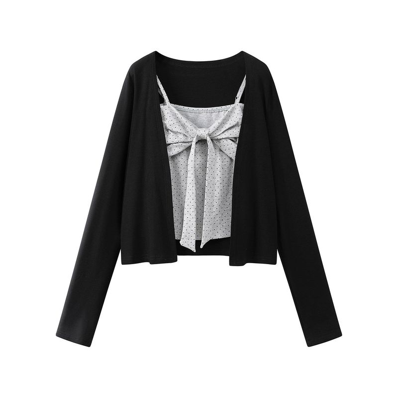 Serin Dot Ribbon Layered Set