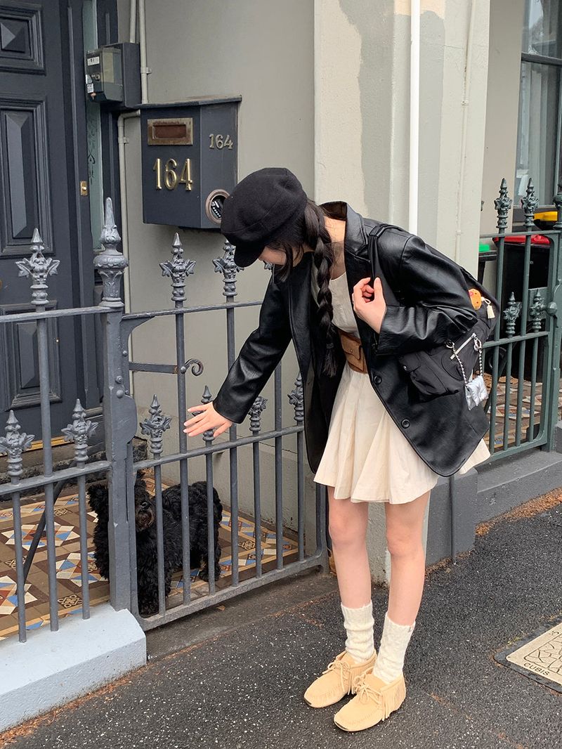 [MADE] Onz Classic Vegan Leather Jacket