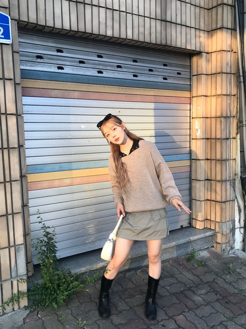 Larvate mini skirt
