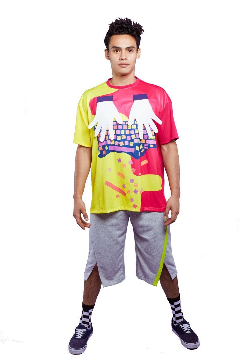 MASH UP（マッシュアップ）の「キーボード ウォリア オーバーサイズTシャツ （トップス）」