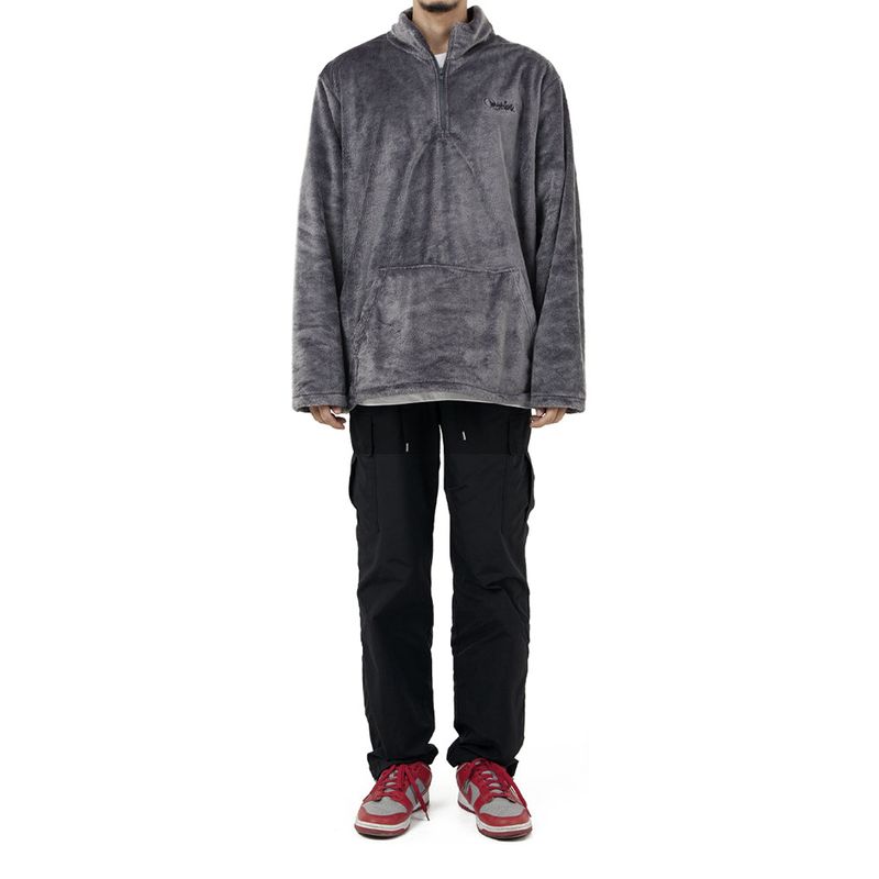 SOFT FLEECE ANORAK gray