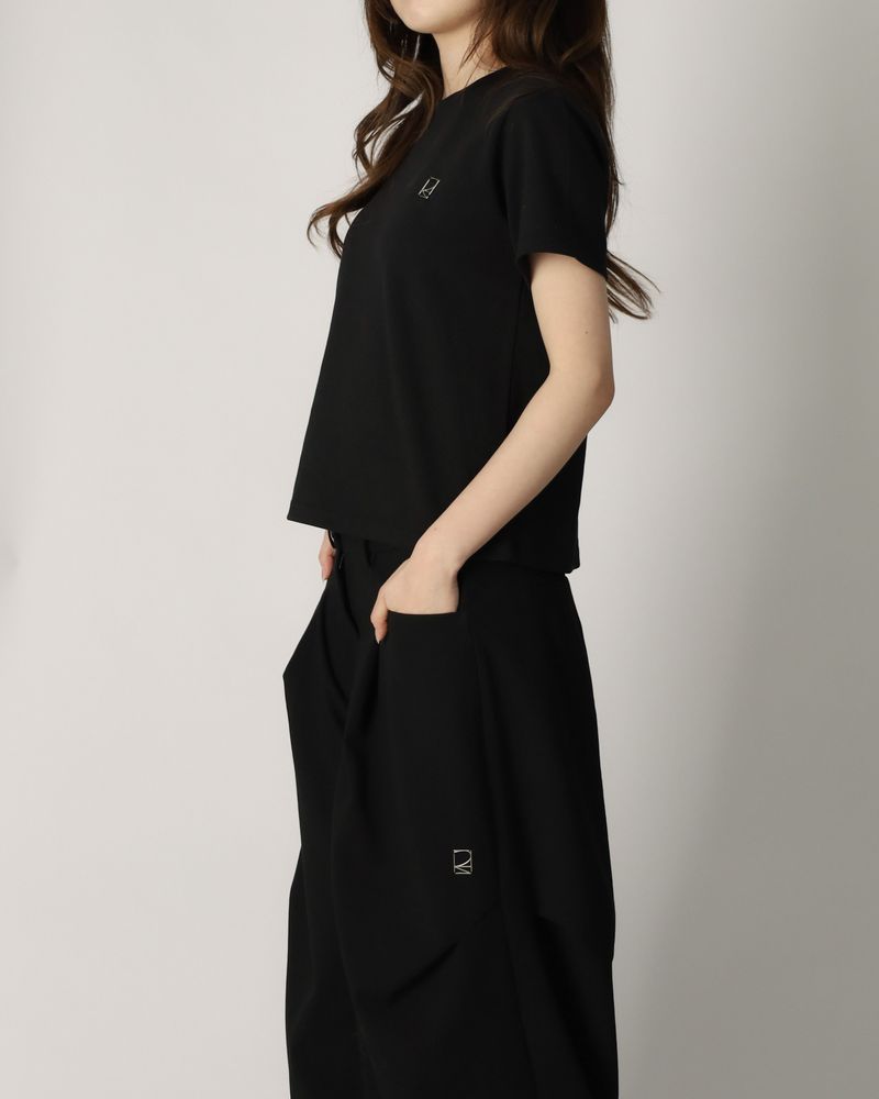 フロウストリングスラックス - ブラック
