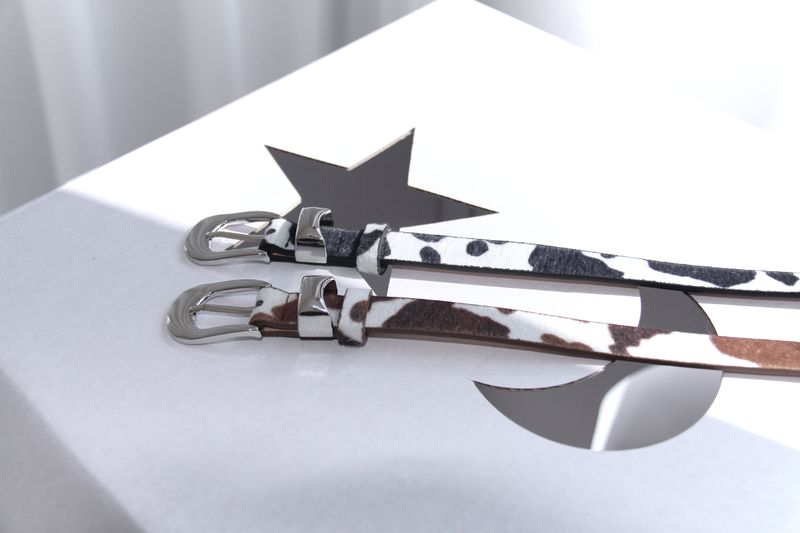 Cow Pattern Pony Belt(2color)