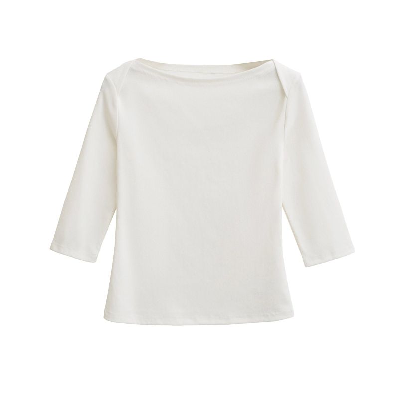 Cozy&Kitsch(コージーアンドキッチ)の「Ainoa Boat Neck Three Quarter Top(Tops)」